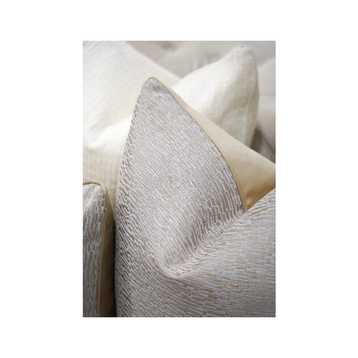 Gold And silver Cotton Modern Elegant Cushion - Shopica Pty Ltd