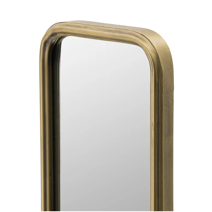 Eternal Elegance Full-Length Mirror: Antique Gold Metal Frame for Every Space - Shopica Pty Ltd