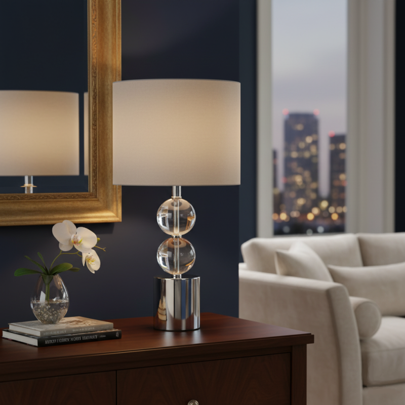Elevate Your Decor with the Windsor Crystal Table Lamp