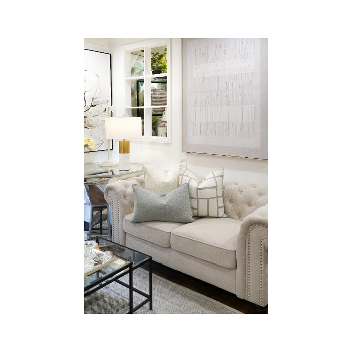 Elegance Defined: The Harvo White And Grey Cushion - Shopica Pty Ltd