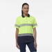 King Gee Women's Workcool Hyperfreeze Spliced Short Sleeve Polo With Segmented Tape - Shopica Pty Ltd