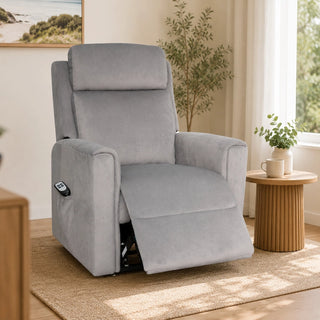 Ascot Fabric Lift Chair-Dark Grey