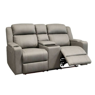 Academy Duo Console Electric Recliner Lounge Grey Mkii
