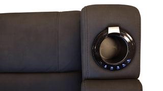 Academy Smart Electric Recliner Chair Black MkII Cup Holder