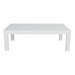 Alfresco Elegance White Artemis Outdoor Coffee Table Close Up Look