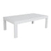 Alfresco Elegance White Artemis Outdoor Coffee Table Side Look