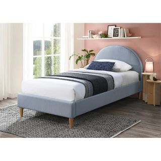 Alix Denim Blue Single Bed