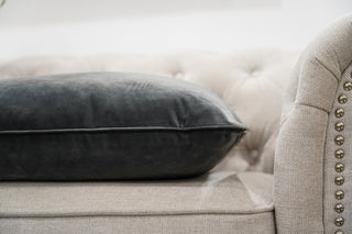 Anchor Velvet Cushion Close-up