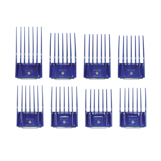 Andis 8-Piece Large Comb Set size comparison