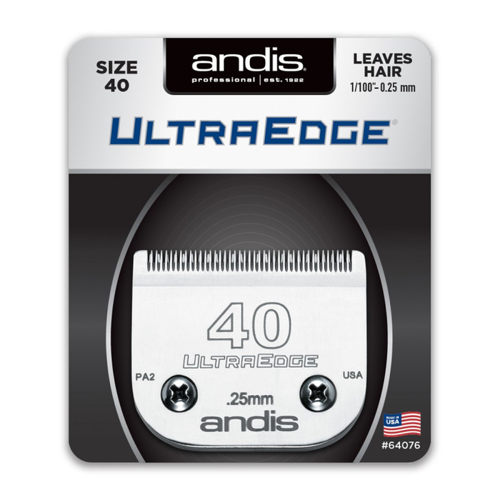 Andis Blade UltraEdge Size 40 Packaging