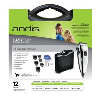 Andis EasyClip Adjustable Blade Clipper Details