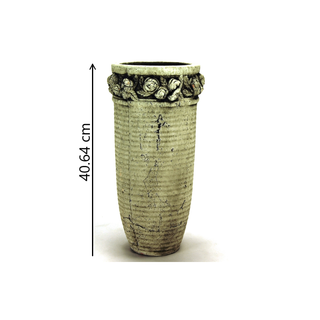 Antique Floral Carved Vase Dimensions