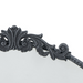 Arabella Victorian Black Round Mirror Arch
