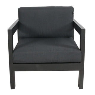 Artemis Single Outdoor Sofa with Dark Grey Accents