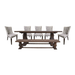 Athena's 7-Piece Dining Set With Walnut Wood
