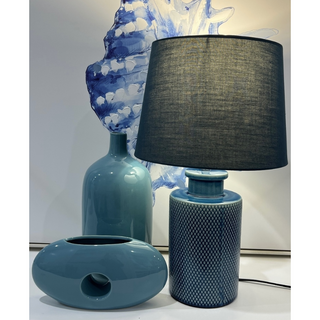 Avalon Ceramic Table Lamp on display