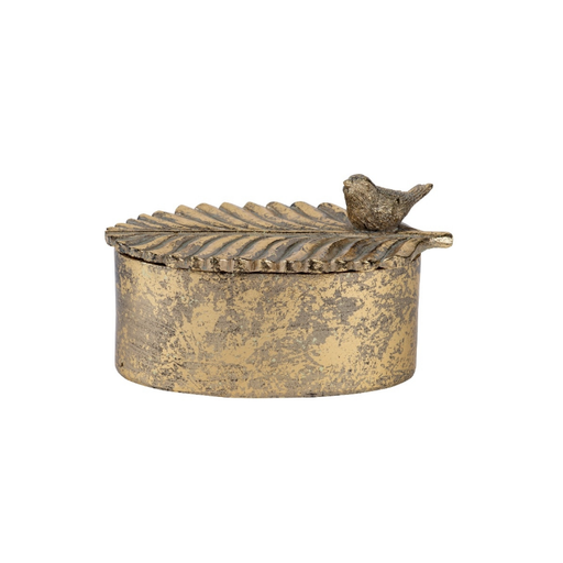 Avian Elegance Oval Trinket Box