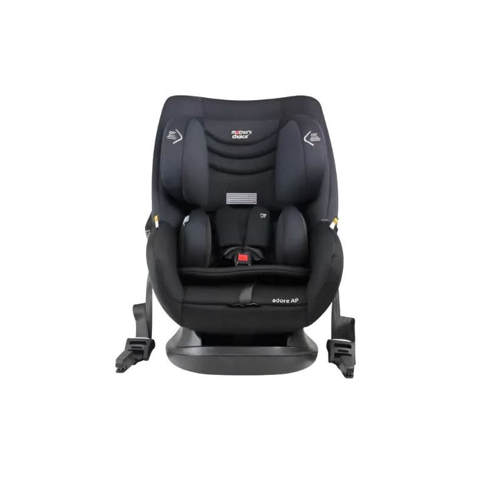 Child Safely Buckled in Mother’s Choice Adore AP with Superior Protection