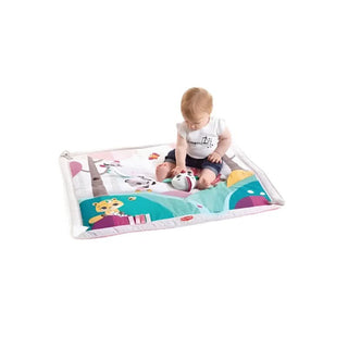 Baby on the Tiny Love Baby Playmat Tiny Princess Tales Gymini Deluxe
