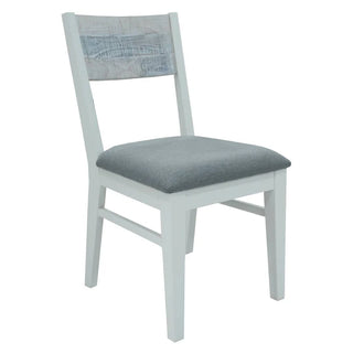 Bahamas Whitewash Dining Chair Side Profile