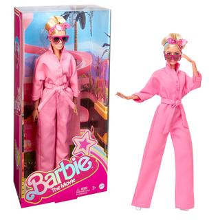 Barbie The Movie Pink Boiler Suit Doll Packaging