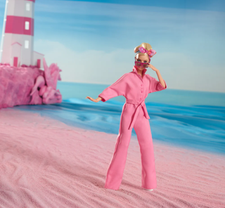 Barbie The Movie Pink Boiler Suit Doll Striking Pose