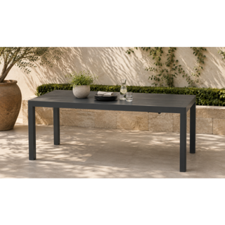 Baska Charcoal Extension Outdoor Dining Table Preview