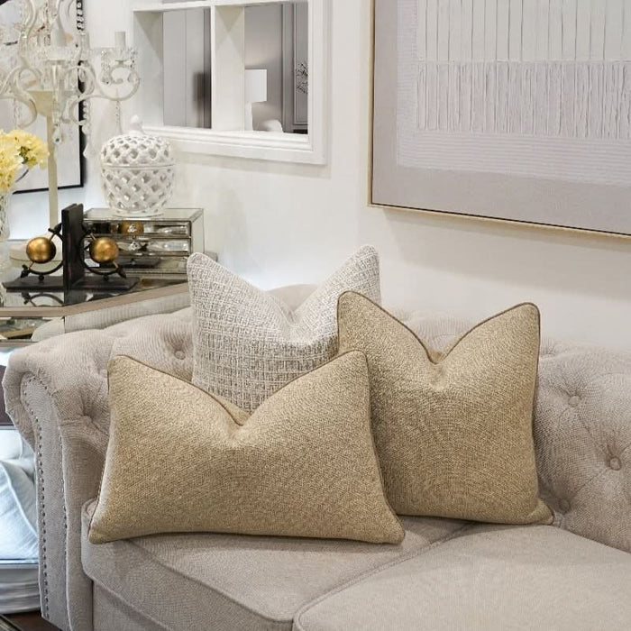 Beige Woven Cushion collection