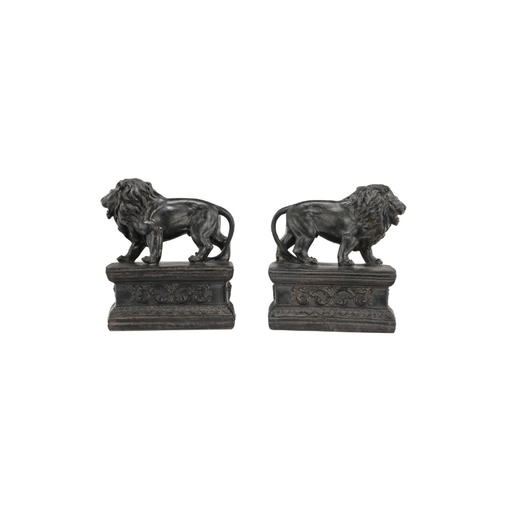 Black Lion Bookends