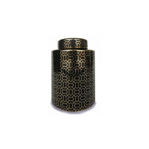 Black and Gold Jar