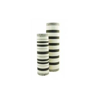 Black and White Tribal Vase Set