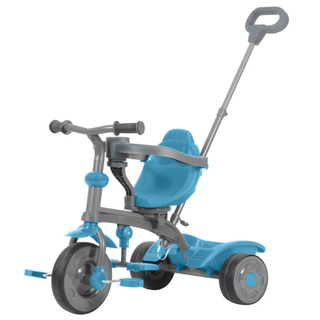 Blue Pink The Ultimate 3-in-1 Multistage Tricycle with Parental Guidance System