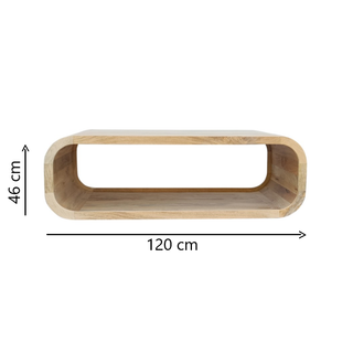 Bodhi Coffee Table -Natural Dimensions