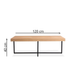 Boston Serenity Natural Coffee Table Where Style Meets Substance Dimensions