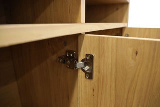 Boston Serenity TV Stand Hinges Close-up