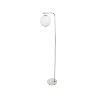 Broadway White Bulb Floor Lamp