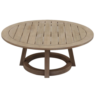 Broome Outdoor Round Coffee Table Close Up Look