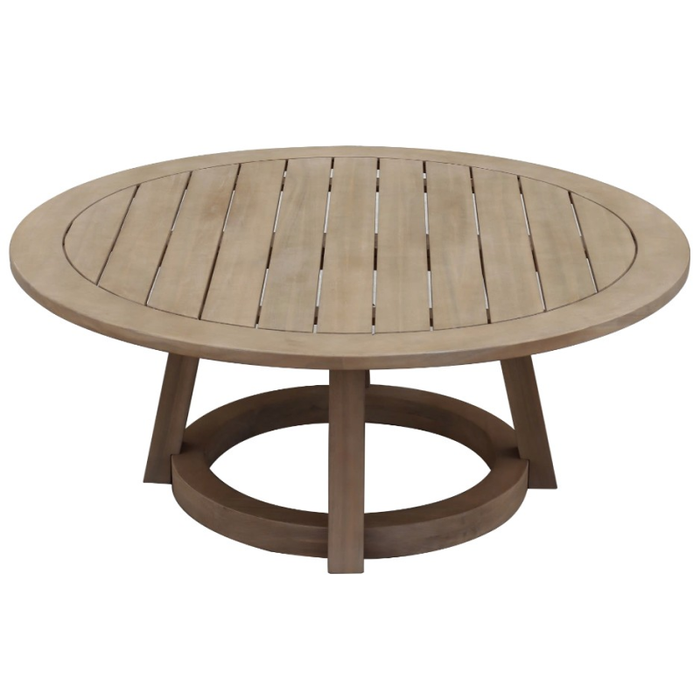 Broome Outdoor Round Coffee Table Close Up Look