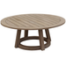 Broome Outdoor Round Coffee Table Side Look