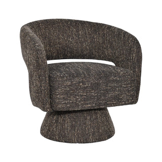 Bruno Swivel Accent Chair Chocolate