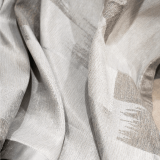 Brushed Artistic Grey Shades Throw Close-up