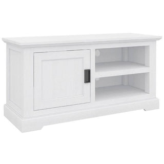 Brushed White TV Entertainment Unit Stand