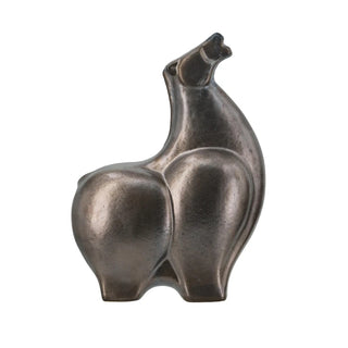Abstract Ceramic Horse Sculpture