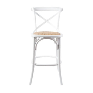 Cafe Bar Stool in White
