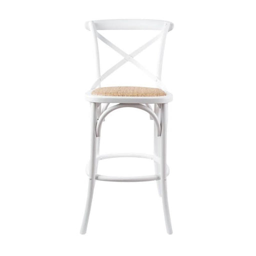 Cafe Bar Stool in White