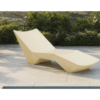 Cancun Taupe Sculptural Sunlounge