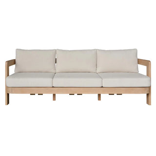 Capri Light Smoke Outdoor 3 Seater Sofa Front-Profile