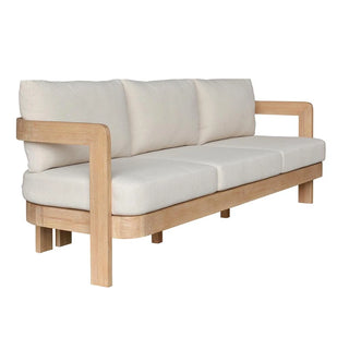 Capri Light Smoke Outdoor 3 Seater Sofa Side-Profile