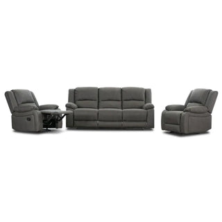 Captain 3 Seater with Two Single Recliners Suite