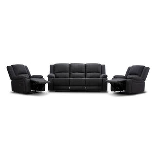 Captain Comfort 3 Seater + Two Single Recliners Lounge Suite